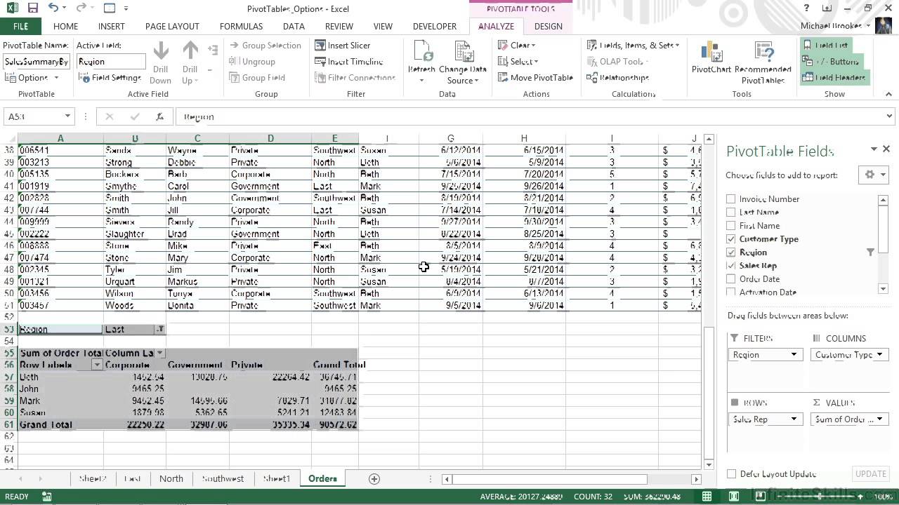 pivot table microsoft excel for mac